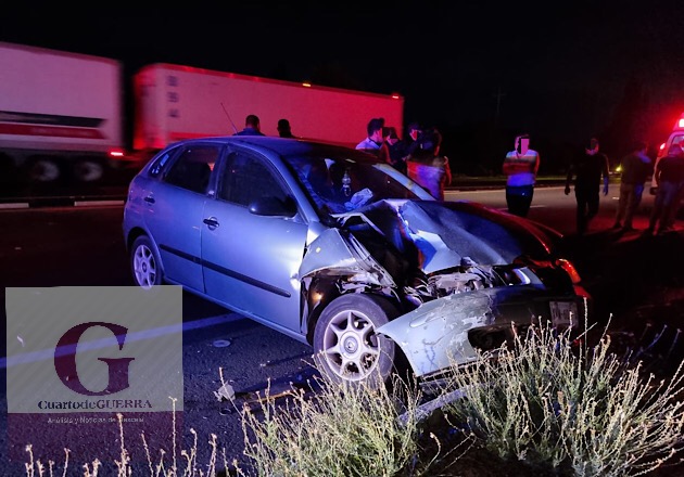 Trabajador del Ayuntamiento de Ixtacuixtla, aparentemente alcoholizado, colisiona en la Tlaxcala-Texmelucan