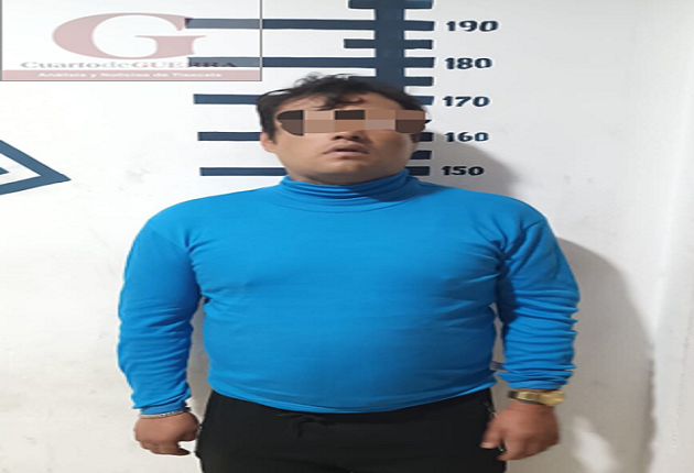 Por posesión de droga y alterar el orden público, detienen a un hombre, en Totolac