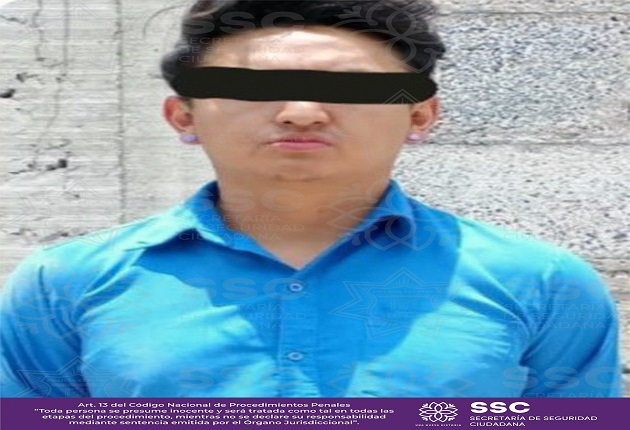 Detiene SSC a un hombre por violencia de género, en Chiautempan