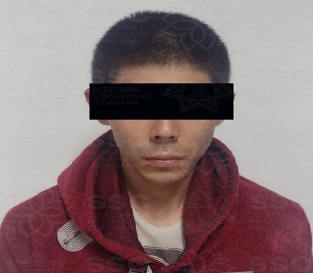 Detiene Policía Estatal a masculino por allanamiento, daños y tentativa de robo a Telmex, en Tlaxcala