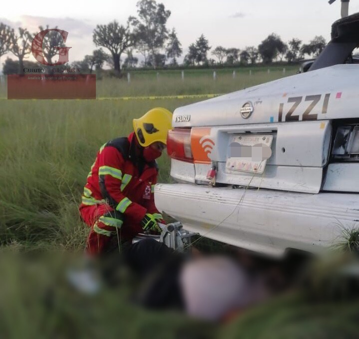 Muere un hombre en accidente vial, en la Amozoc-Perote, a la altura de Cuapiaxtla