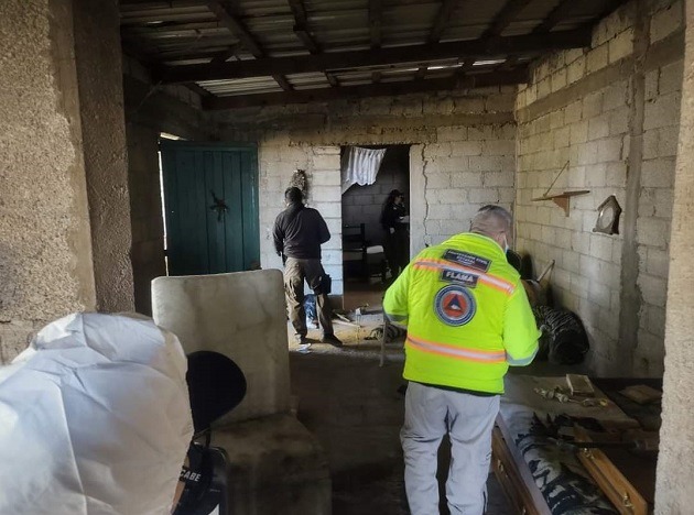 Realiza Protección Civil trabajo con equipo especializado en diligencia de la FGR en San Pablo del Monte