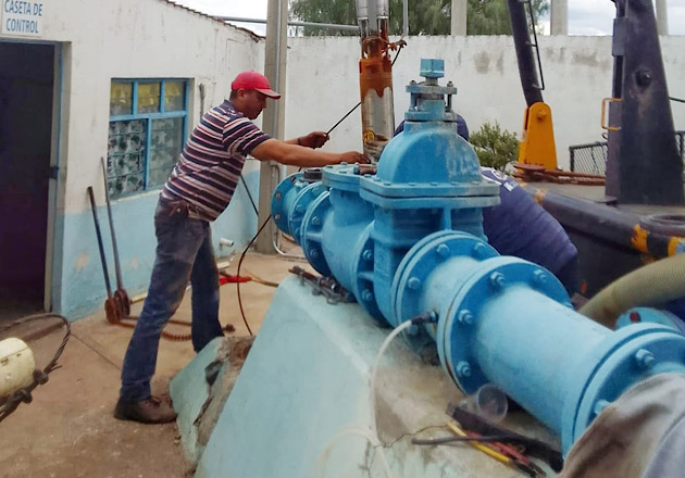 Atienden Capamh  y CFE falla eléctrica en el pozo de Nuevos Horizontes