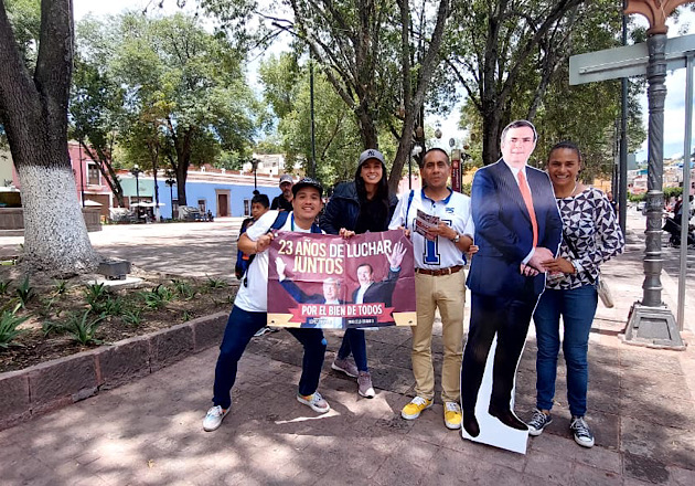Brigadean a favor de Marcelo Ebrard en Tlaxcala