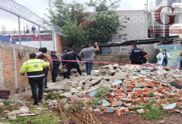 Muere hombre al caerle construcción cuando estaba derribándola,  en Emiliano Zapata