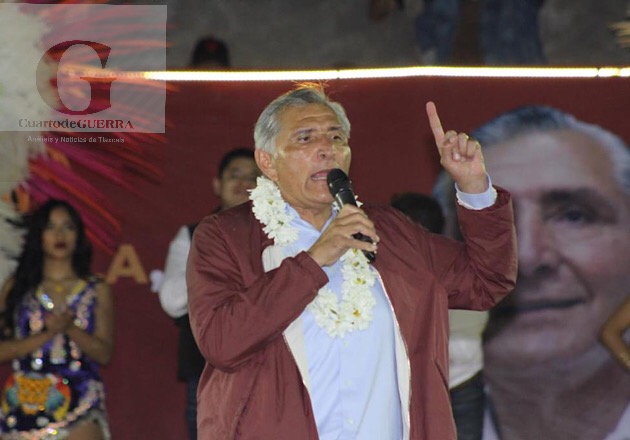 Adán Augusto se propone dar el último jalón para ganar contienda de Morena; visita Tlaxcala