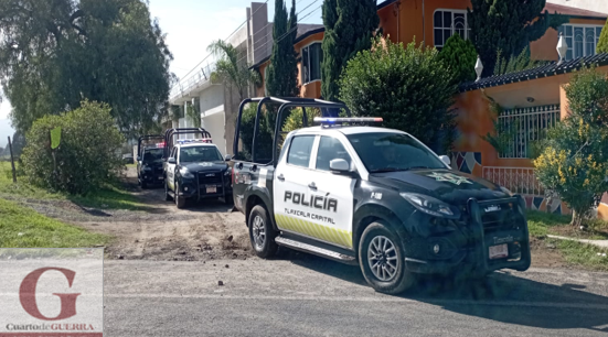 Un delincuente herido de bala y otro más asegurado, en enfrentamiento con policías, en Xiloxoxtla