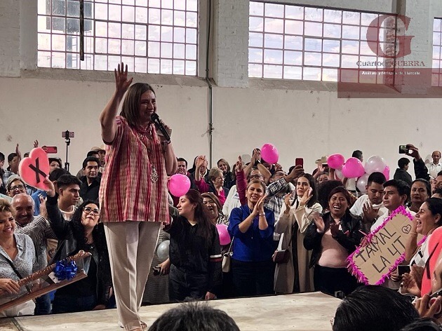 Visita Xóchitl Gálvez Tlaxcala y hace un llamado a la unidad