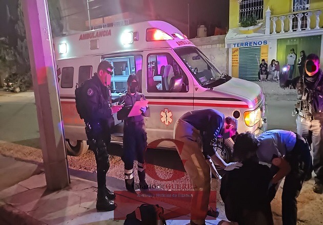 Golpean y ‘pican’ a un hombre, en presunto asalto, en San Pablo del Monte