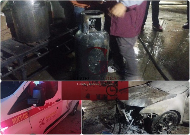 Por fuga de gas al preparar tamales, se registra explosión en un domicilio en Xaloztoc