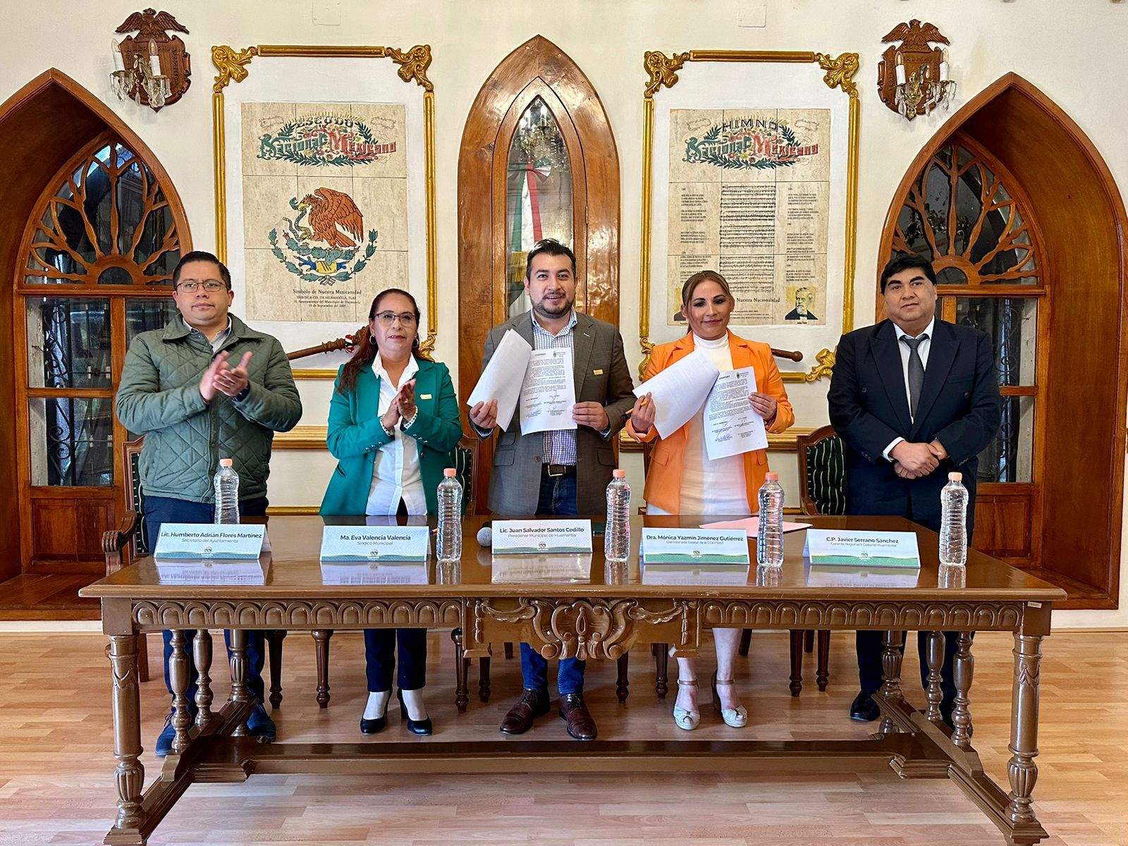 Signó Ayuntamiento de Huamantla convenio de colaboración con Coeprist