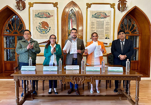 Signó Ayuntamiento de Huamantla convenio de colaboración con Coeprist
