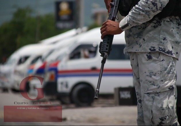 Guardia Nacional resguarda transporte en Chilpancingo y realiza revisiones
