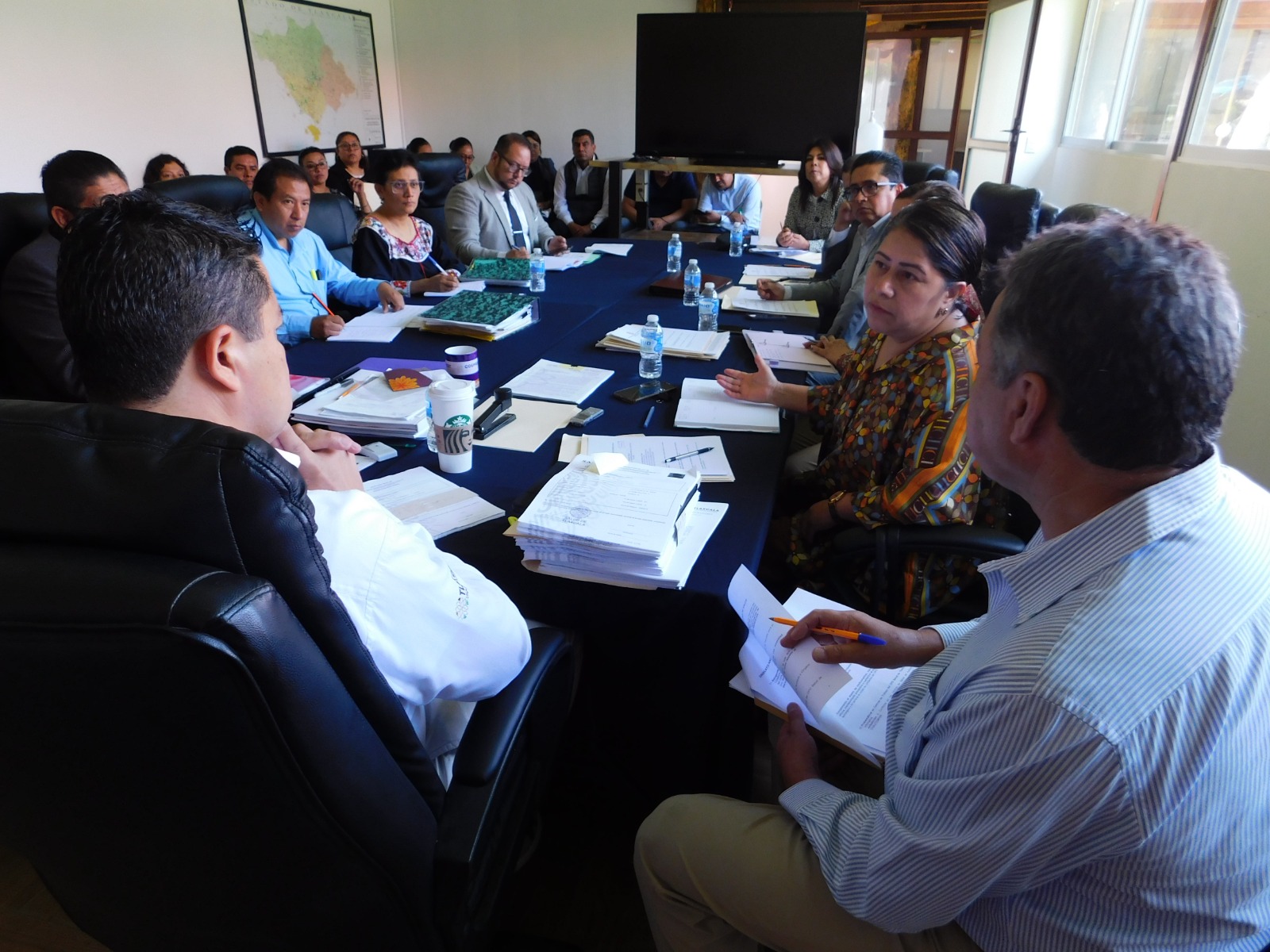 Dan seguimiento a agenda de trabajo pendiente entre SNTSA y OPD Salud de Tlaxcala