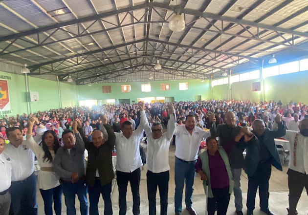 Miles de hombres y mujeres apoyan a Marcelo Ebrard en Tlaxcala