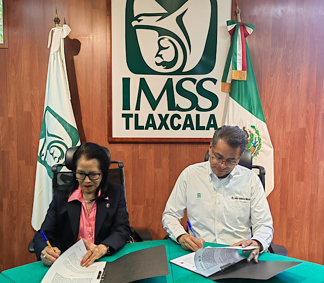 Firma IMSS Tlaxcala convenio con el Órgano de Fiscalización Superior