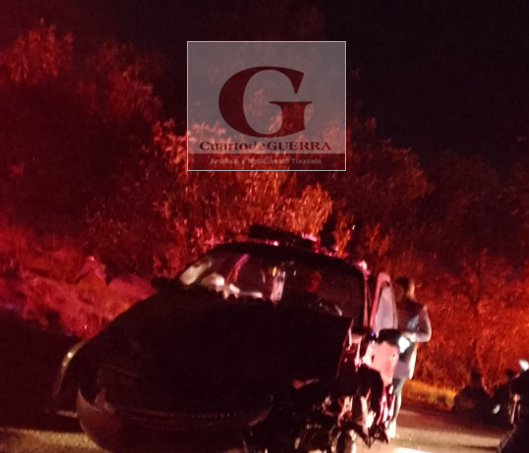 Encontronazo sobre la Tlaxco-Chignahuapan, deja seis lesionados