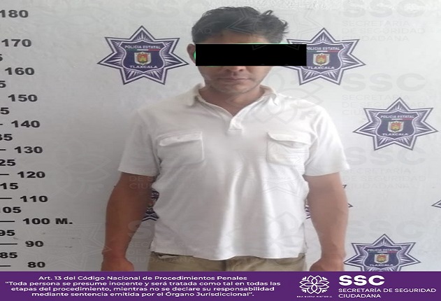Asegura Policía Estatal a masculino en posesión ilegal de arma de fuego, en Yauhquemehcan