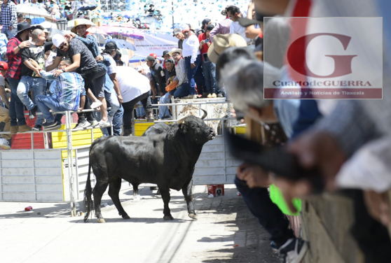 Dos lesionados de gravedad, deja la Huamantlada 2023