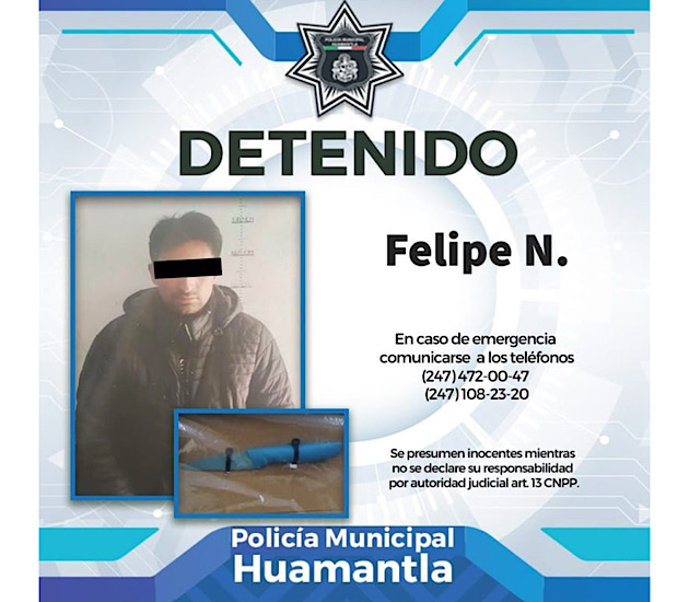 Salva Policía Municipal de Huamantla a mujer de ser agredida con arma punzocortante