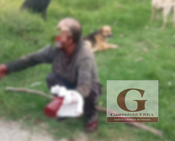 En supuesto asalto, machetean a un adulto mayor, en Zacatelco