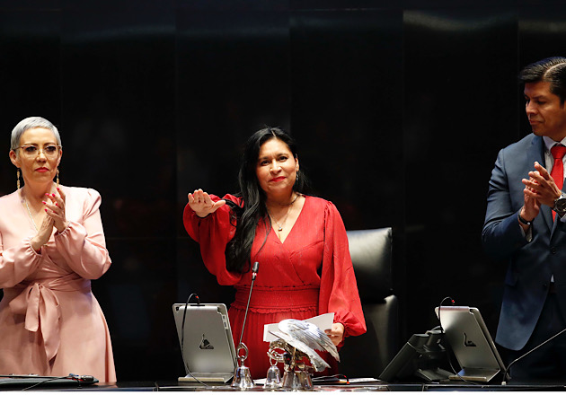 Asume Ana Lilia Rivera la Presidencia de la Mesa Directiva del Senado de la República