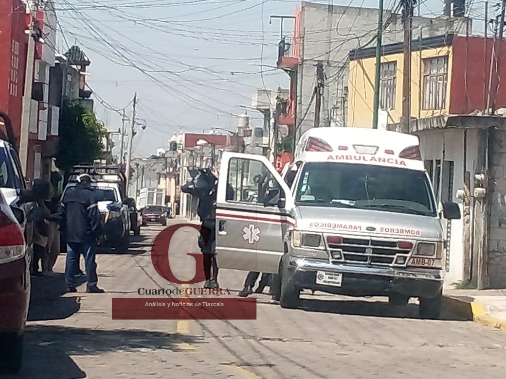 Al menos tres lesionados por flamazo de gas, en San Pablo del Monte