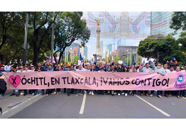 Más de 500 panistas tlaxcaltecas acompañan y van de frente con Xóchitl Gálvez rumbo al 2024