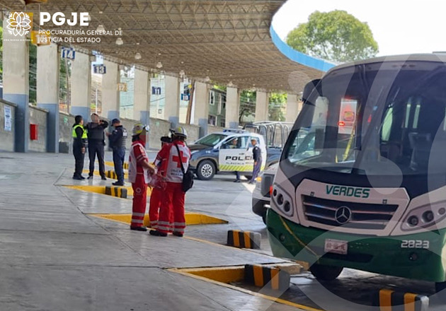 Causa de muerte de mujer en Central de Autobuses de Tlaxcala no fue dolosa: PGJE