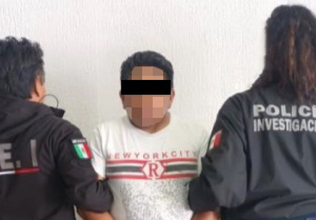Aprehende PGJE en Papalotla a masculino por trata de personas