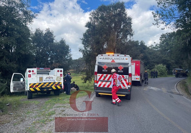 Fuerte choque deja al menos tres lesionados en la Mazapa-Nanacamilpa