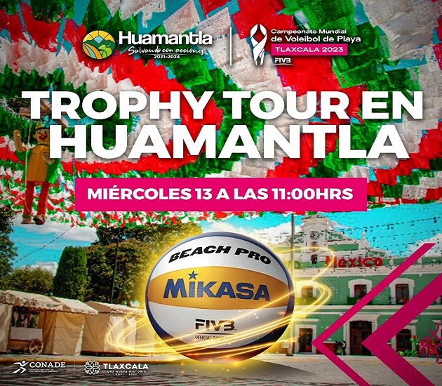 El próximo miércoles llega a Huamantla el Trophy Tour 2023