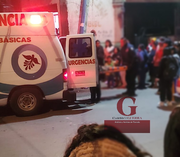 Atropellan a dos hombres, en San Pablo del Monte; uno perdió la vida