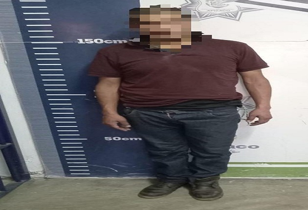 Por robo a comercio detiene Policía Municipal de Apizaco a un sujeto