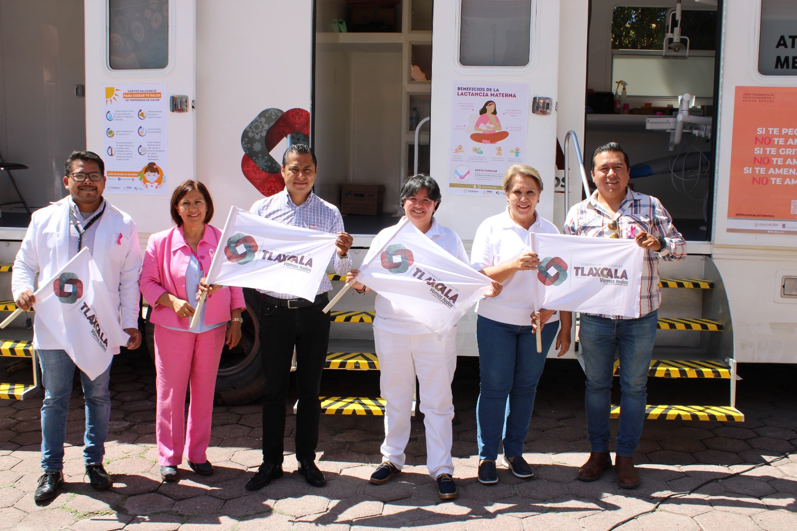 El 'Camión de la Salud' inicia sus recorridos por el municipio de Tlaxcala