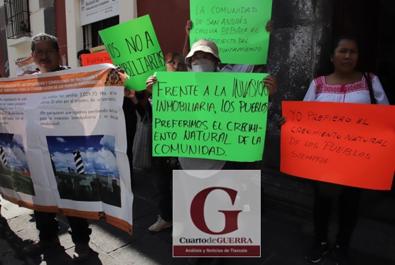 Pueblos Originarios de San Andrés Cholula recurren a la CDH contra desarrollo inmobiliario