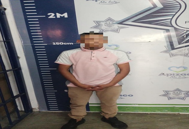 Por cohecho, detiene Policía Municipal de Apizaco a un motociclista