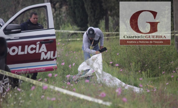 En Canoa encuentran a un hombre ejecutado y tapado con cobijas
