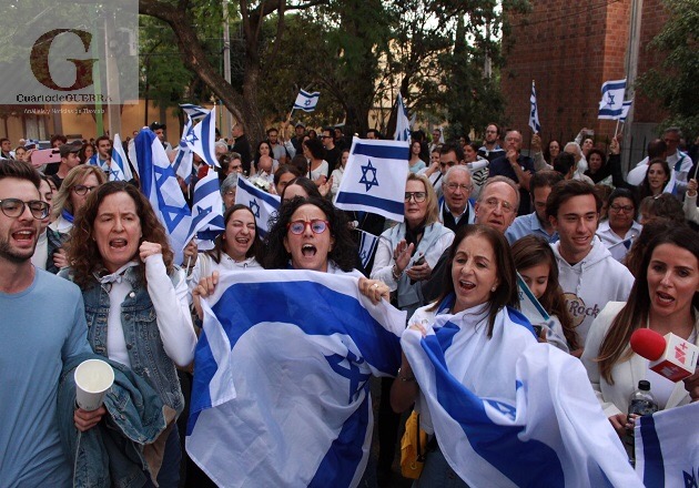 Protesta por Israel en embajada en México