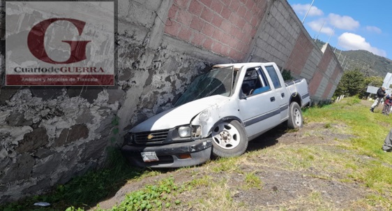Se accidentan trabajadores de la construcción en la Tlaxcala-Apizaco; uno fue trasladado a un hospital