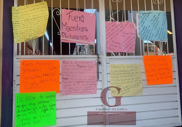 Estalla conflicto en primaria de Tetlanohcan por presunta agresión de docentes a menores