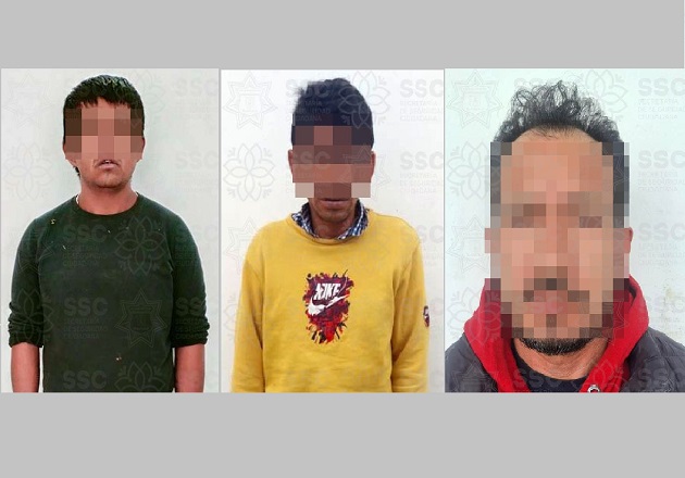 En hechos distintos, asegura SSC a tres hombres por incurrir en delitos