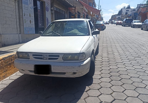Recupera Policía de Chiautempan vehículo con reporte de robo