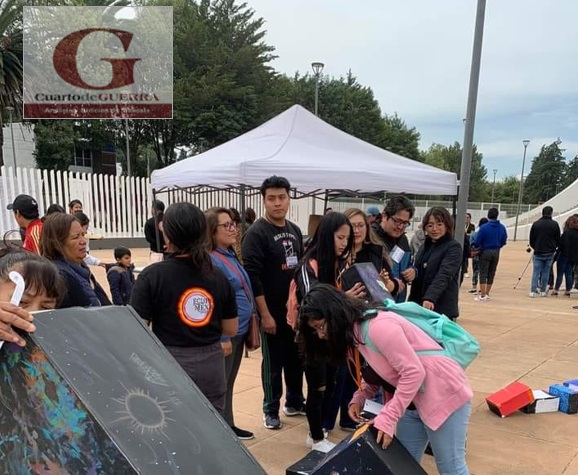 En Tlaxcala, 'Eclipses México', junto con instituciones educativas realizan con éxito la observación del Eclipse Anular