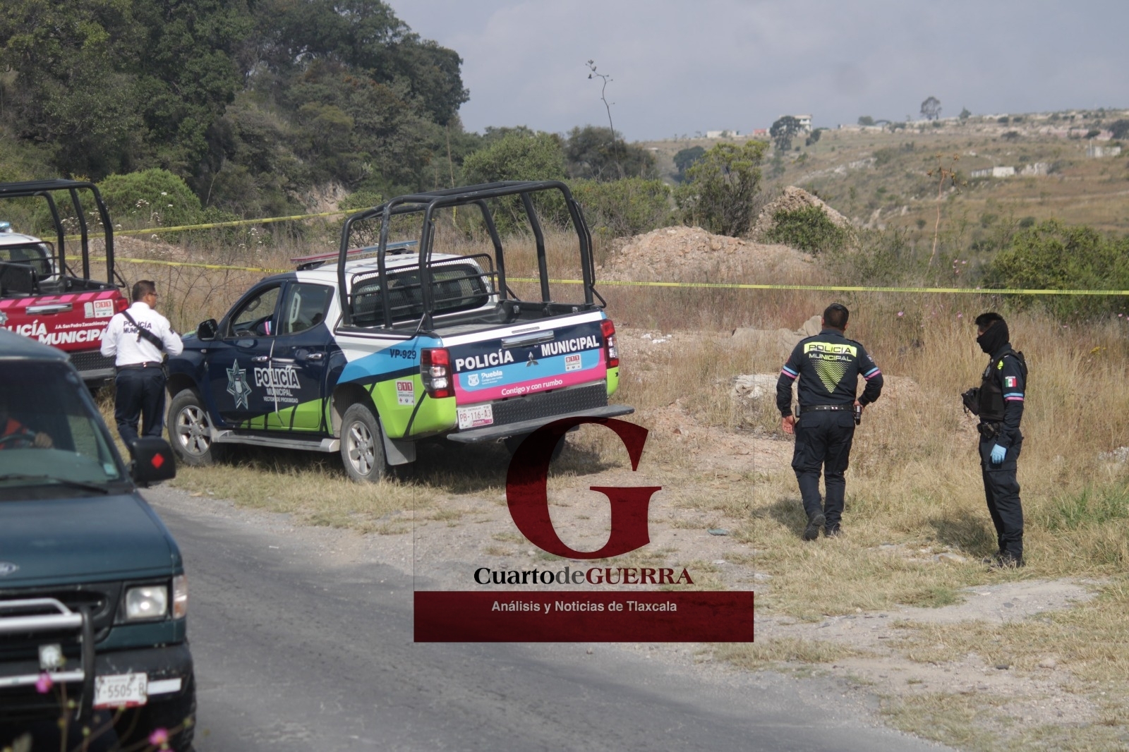 Hallan a dos personas ejecutadas en Tecali, Puebla