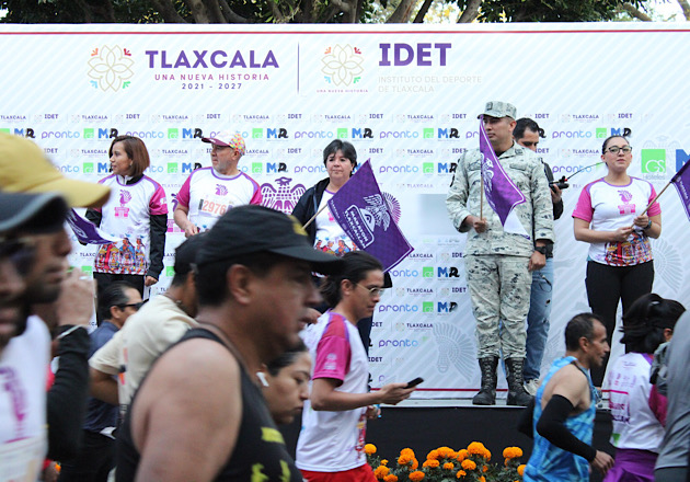 Tlaxcala Capital vive fiesta deportiva con medio maratón internacional