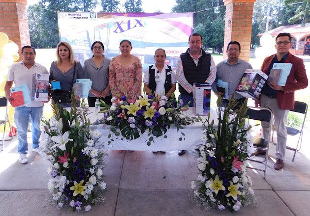 Celebran 19 aniversario del Hospital Comunitario de Zacatelco; SNTSA trabajará por mejorar condiciones laborales