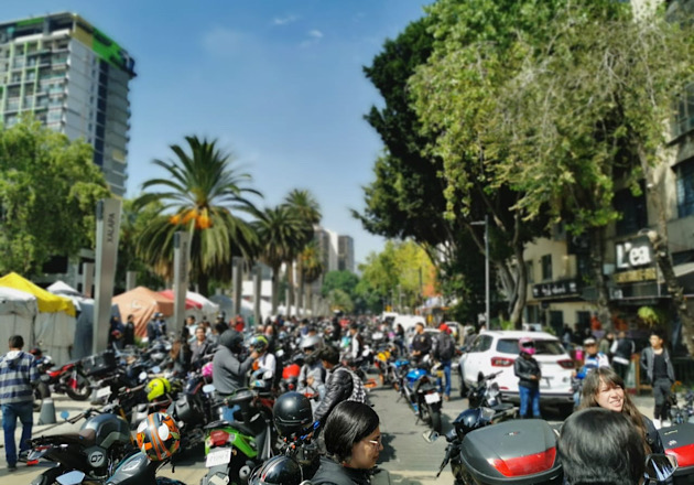 Motociclistas ruedan con 'Pasión por la Seguridad'