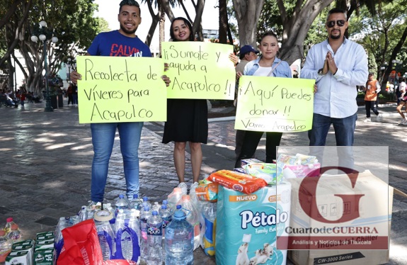 Paco el de las empanadas recauda víveres en Puebla para llevar a Acapulco