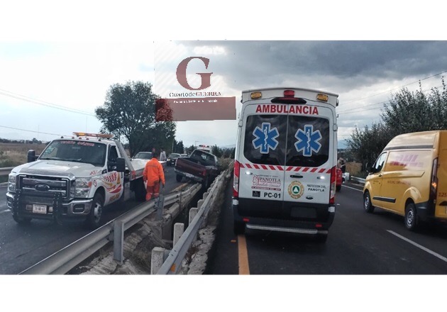 Dos mujeres resultan lesionadas tras choque en la Tlaxcala-Texmelucan